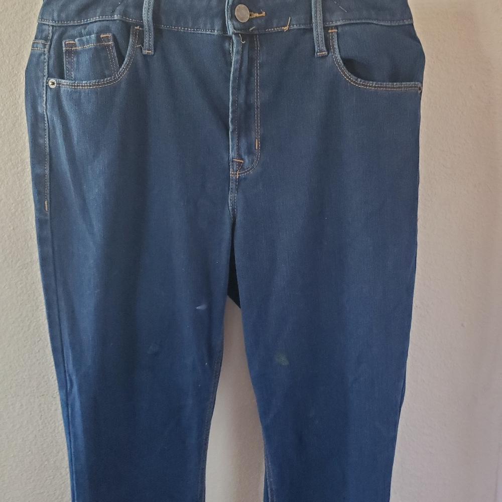 Blue skinny jeans